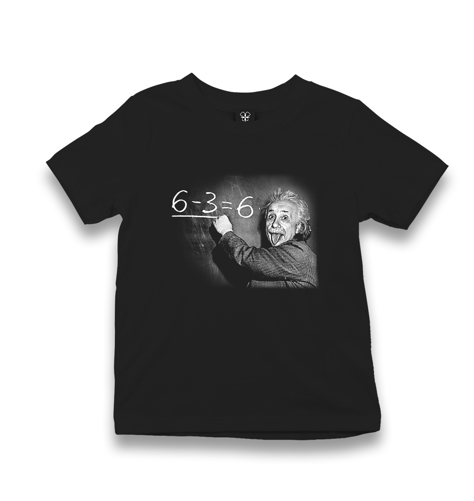 Einstein Kid's Black T-shirt - Premium  from W.E.N.S. WIND - Just 5990! Shop now at W.E.N.S. WIND