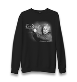 Einstein Unisex Black Sweatshirt - Premium  from W.E.N.S. WIND - Just 10990! Shop now at W.E.N.S. WIND