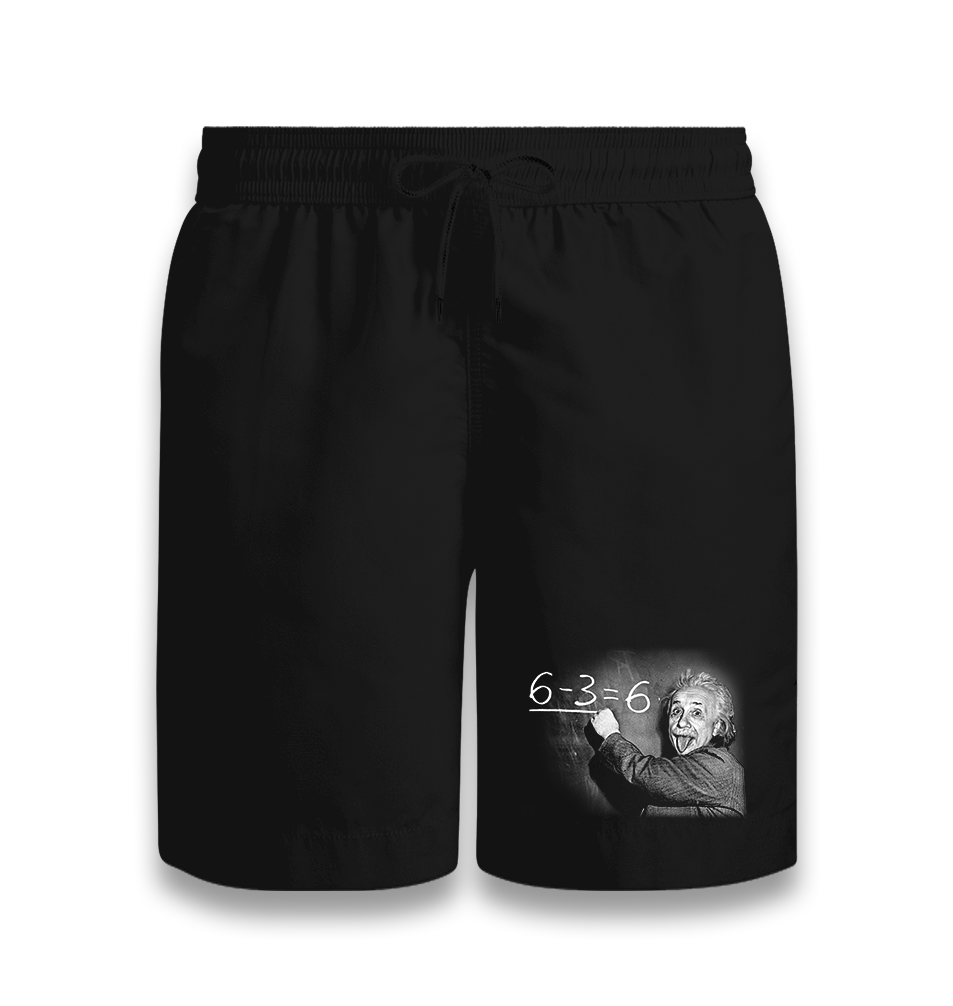Einstein Black Shorts - Premium  from W.E.N.S. WIND - Just 7990! Shop now at W.E.N.S. WIND