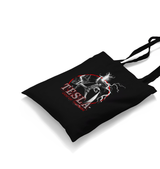 Tesla - God of Thunder Black Canvas Totebag - Premium  from W.E.N.S. WIND - Just 4990! Shop now at W.E.N.S. WIND