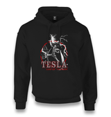 Tesla-God of Thunder Unisex Black Hoodie - Premium  from W.E.N.S. WIND - Just 11990! Shop now at W.E.N.S. WIND