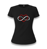 Love You Forever Women's Black T-shirt - Premium  from W.E.N.S. WIND - Just 6490! Shop now at W.E.N.S. WIND