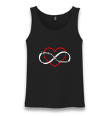 Love You Forever Unisex Black Tank Top - Premium  from W.E.N.S. WIND - Just 6490! Shop now at W.E.N.S. WIND