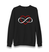 Love You Forever Unisex Black Sweatshirt - Premium  from W.E.N.S. WIND - Just 10990! Shop now at W.E.N.S. WIND