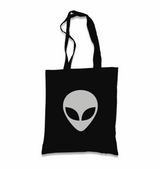 Alien Black Canvas Totebag - Premium  from W.E.N.S. WIND - Just 4990! Shop now at W.E.N.S. WIND