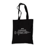 My Drugs Canvas Totebag - Premium  from Wenswind - Just 4990! Shop now at W.E.N.S. WIND