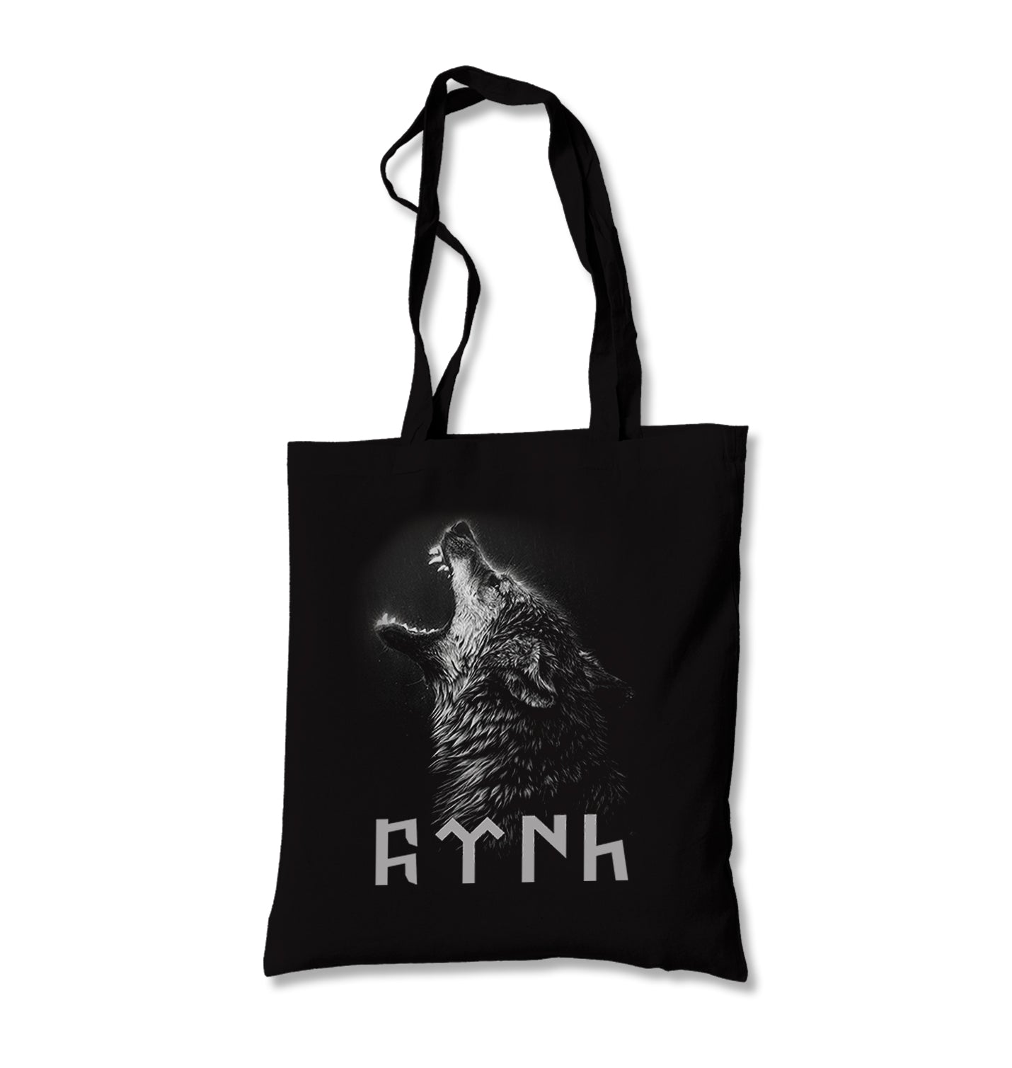 Turk Howling Wolf Canvas Totebag - Premium  from Wenswind - Just 4990! Shop now at W.E.N.S. WIND