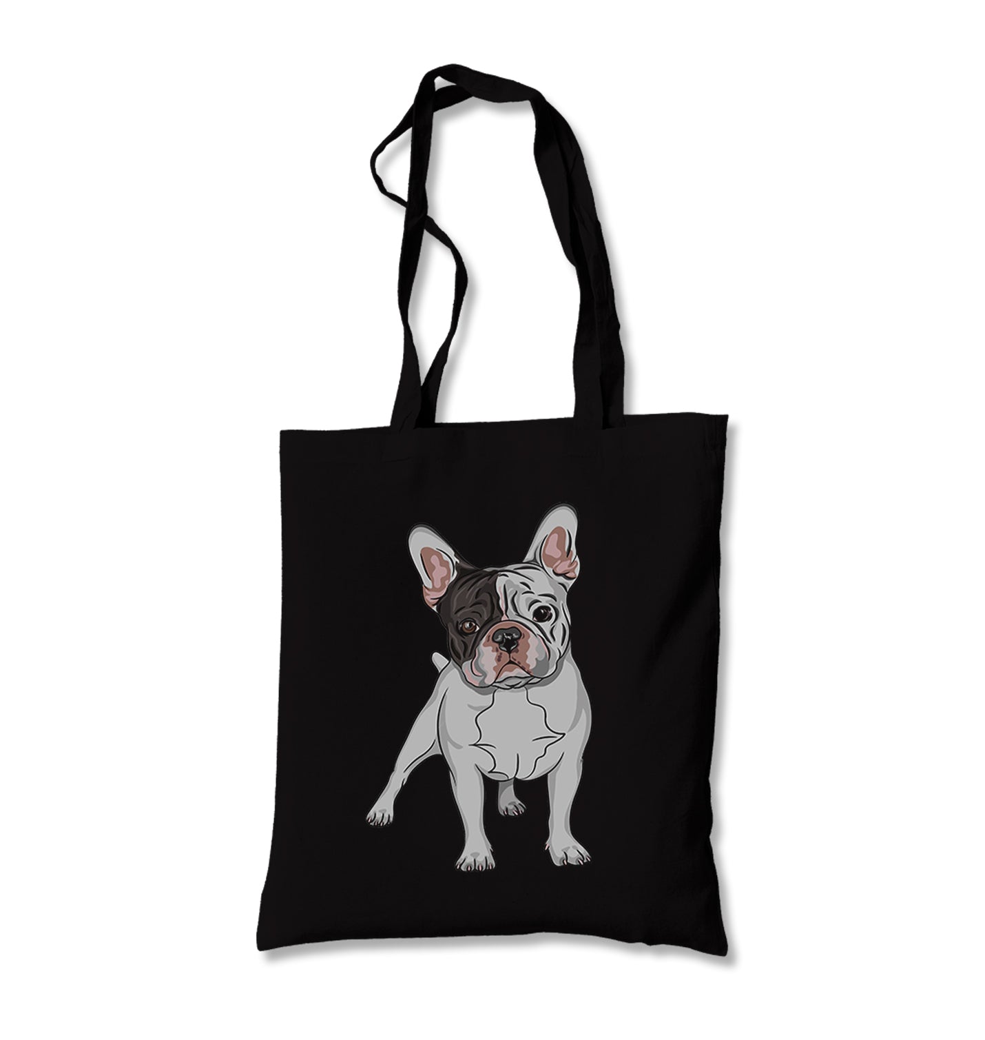 French Bulldog Canvas Totebag - Premium  from Wenswind - Just 4990! Shop now at W.E.N.S. WIND