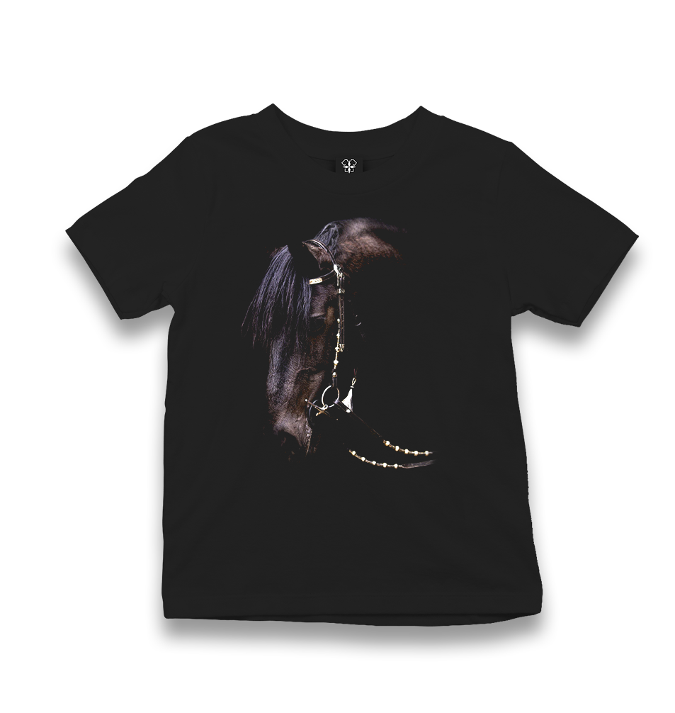 Horse II Kid's Black T-shirt - Premium  from W.E.N.S. WIND - Just 5990! Shop now at W.E.N.S. WIND