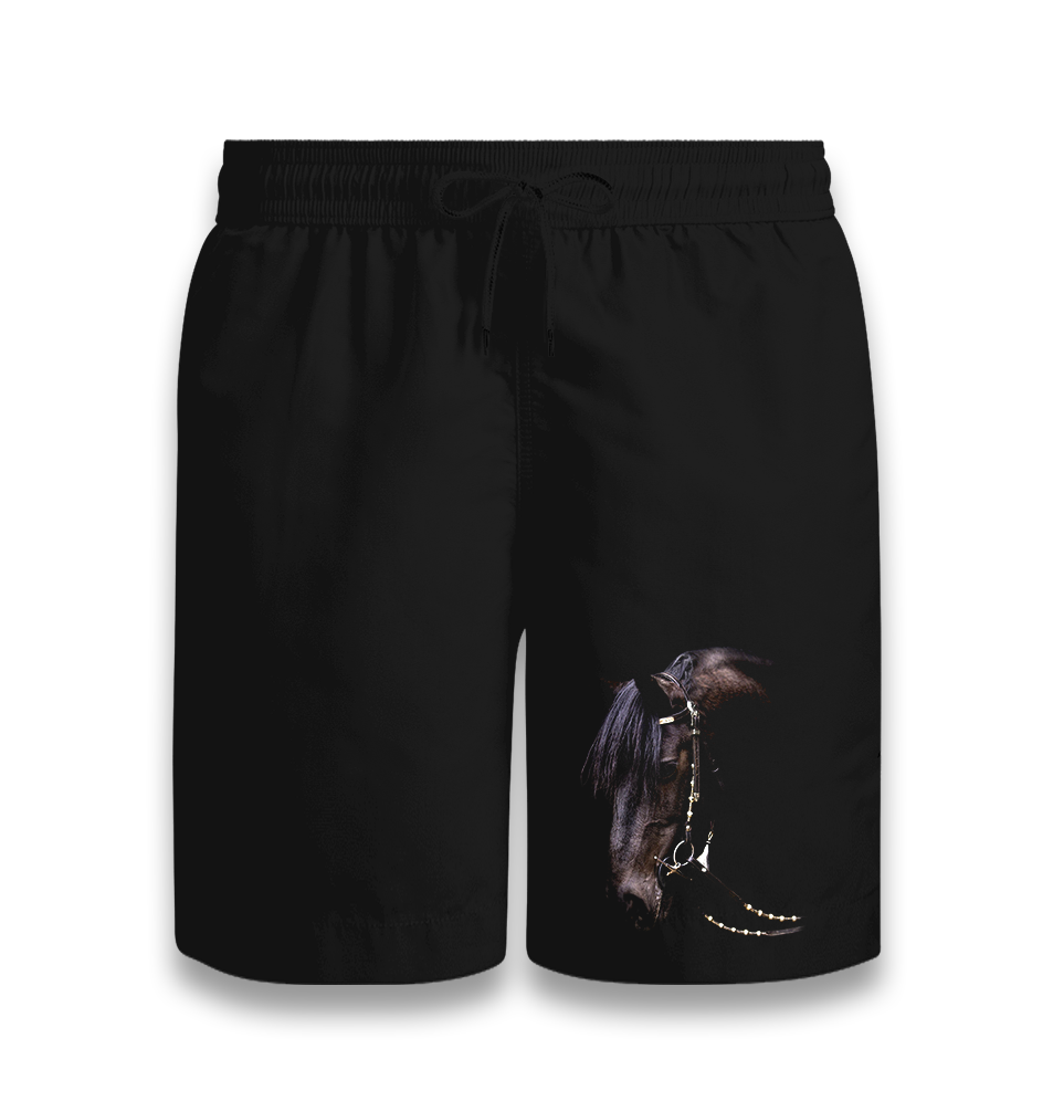Horse II Black Shorts - Premium  from W.E.N.S. WIND - Just 7990! Shop now at W.E.N.S. WIND