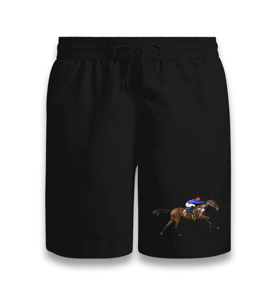 Horse V Black Shorts - Premium  from W.E.N.S. WIND - Just 7990! Shop now at W.E.N.S. WIND