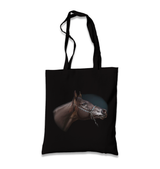 Horse VI Black Canvas Totebag - Premium  from W.E.N.S. WIND - Just 4990! Shop now at W.E.N.S. WIND