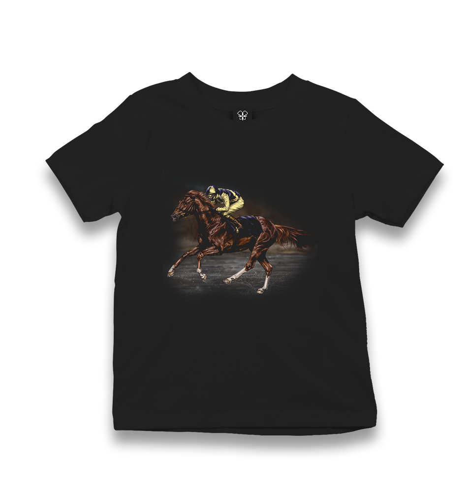 Horse VII Kid's Black T-shirt - Premium  from W.E.N.S. WIND - Just 5990! Shop now at W.E.N.S. WIND