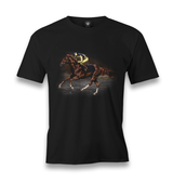 Horse VII Men's Black Tshirt - Premium  from W.E.N.S. WIND - Just 6490! Shop now at W.E.N.S. WIND