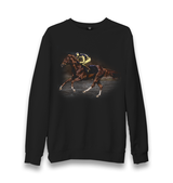 Horse VII Unisex Black Sweatshirt - Premium  from W.E.N.S. WIND - Just 10990! Shop now at W.E.N.S. WIND