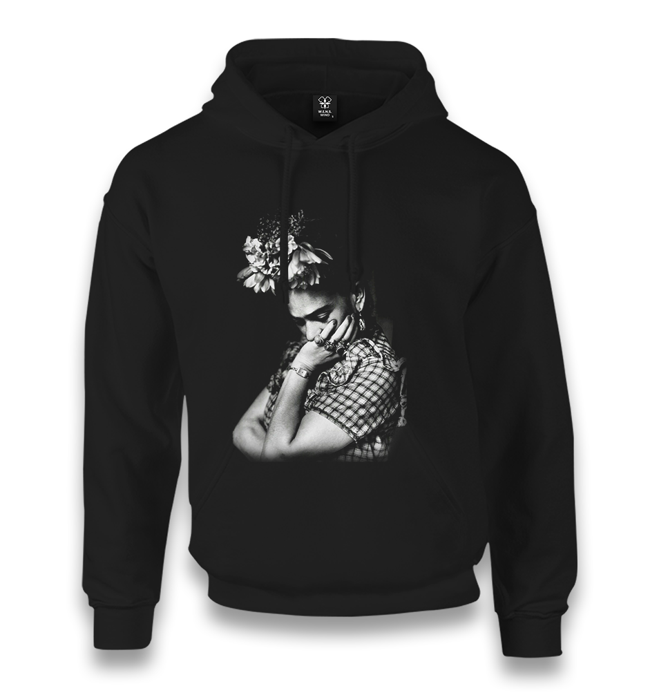 Frida Kahlo Unisex Black Hoodie - Premium  from W.E.N.S. WIND - Just 11990! Shop now at W.E.N.S. WIND