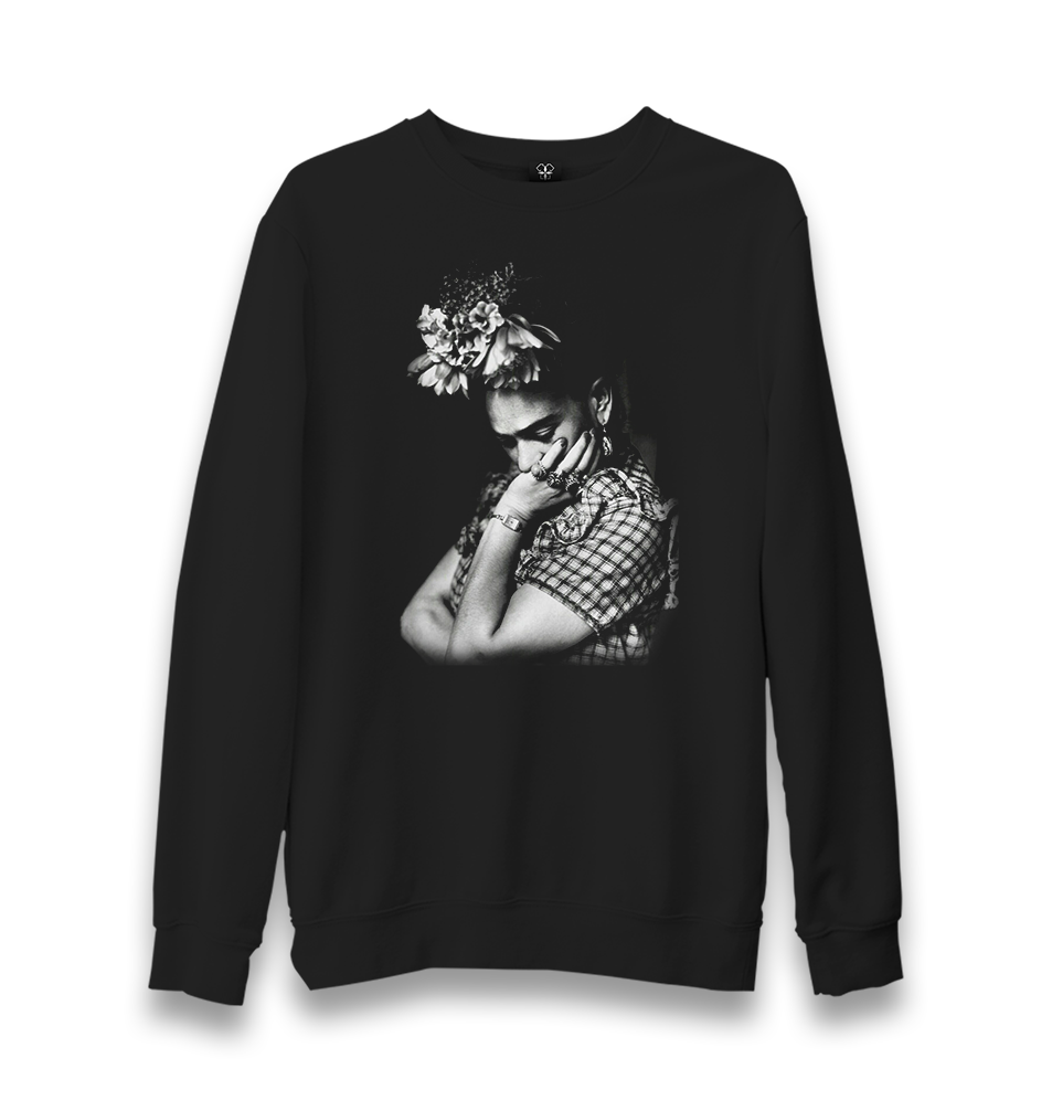 Frida Kahlo Unisex Black Sweatshirt - Premium  from W.E.N.S. WIND - Just 10990! Shop now at W.E.N.S. WIND