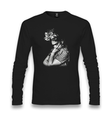 Frida Kahlo Unisex Black Longsleeve - Premium  from W.E.N.S. WIND - Just 7990! Shop now at W.E.N.S. WIND