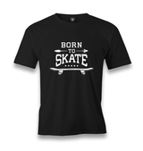 Born to Skate Men's Black Tshirt - Premium  from W.E.N.S. WIND - Just 6490! Shop now at W.E.N.S. WIND