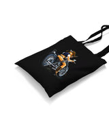 Motorcycle - Biker Girl Canvas Totebag - Premium  from Wenswind - Just 4990! Shop now at W.E.N.S. WIND