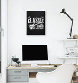 Since 1965 - And Still Rockin Black Canvas Wall Art 35x40cm - Premium  from W.E.N.S. WIND - Just 7990! Shop now at W.E.N.S. WIND