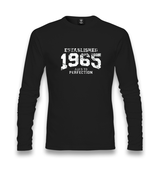 1965 Aged to Perfection Unisex Black Longsleeve - Premium  from W.E.N.S. WIND - Just 7990! Shop now at W.E.N.S. WIND