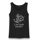 Captain Daddy Unisex Black Tank Top - Premium  from W.E.N.S. WIND - Just 6490! Shop now at W.E.N.S. WIND