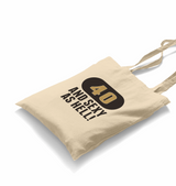 40 and Sexy White Canvas Totebag - Premium  from W.E.N.S. WIND - Just 4990! Shop now at W.E.N.S. WIND
