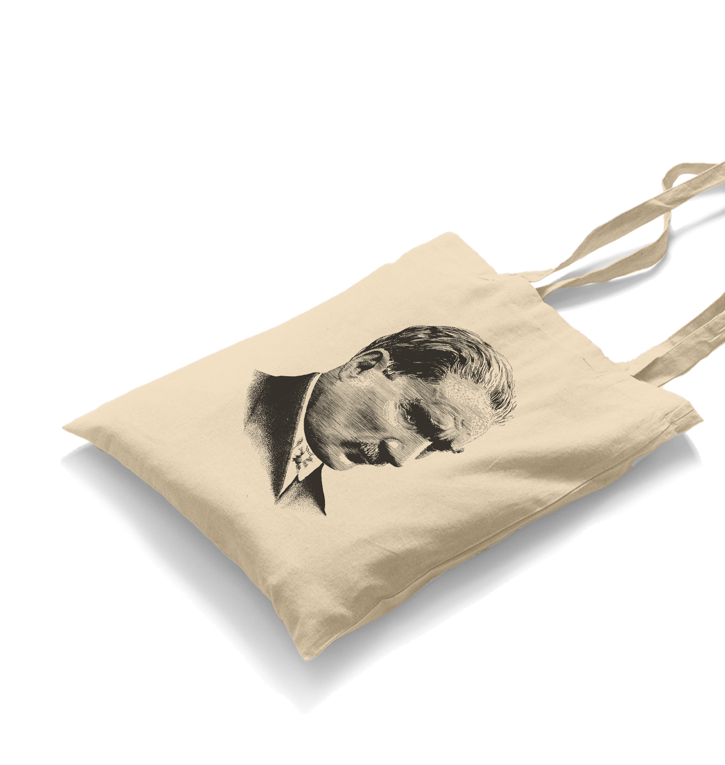 Mustafa Kemal Ataturk Canvas Totebag - Premium  from Wenswind - Just 4990! Shop now at W.E.N.S. WIND