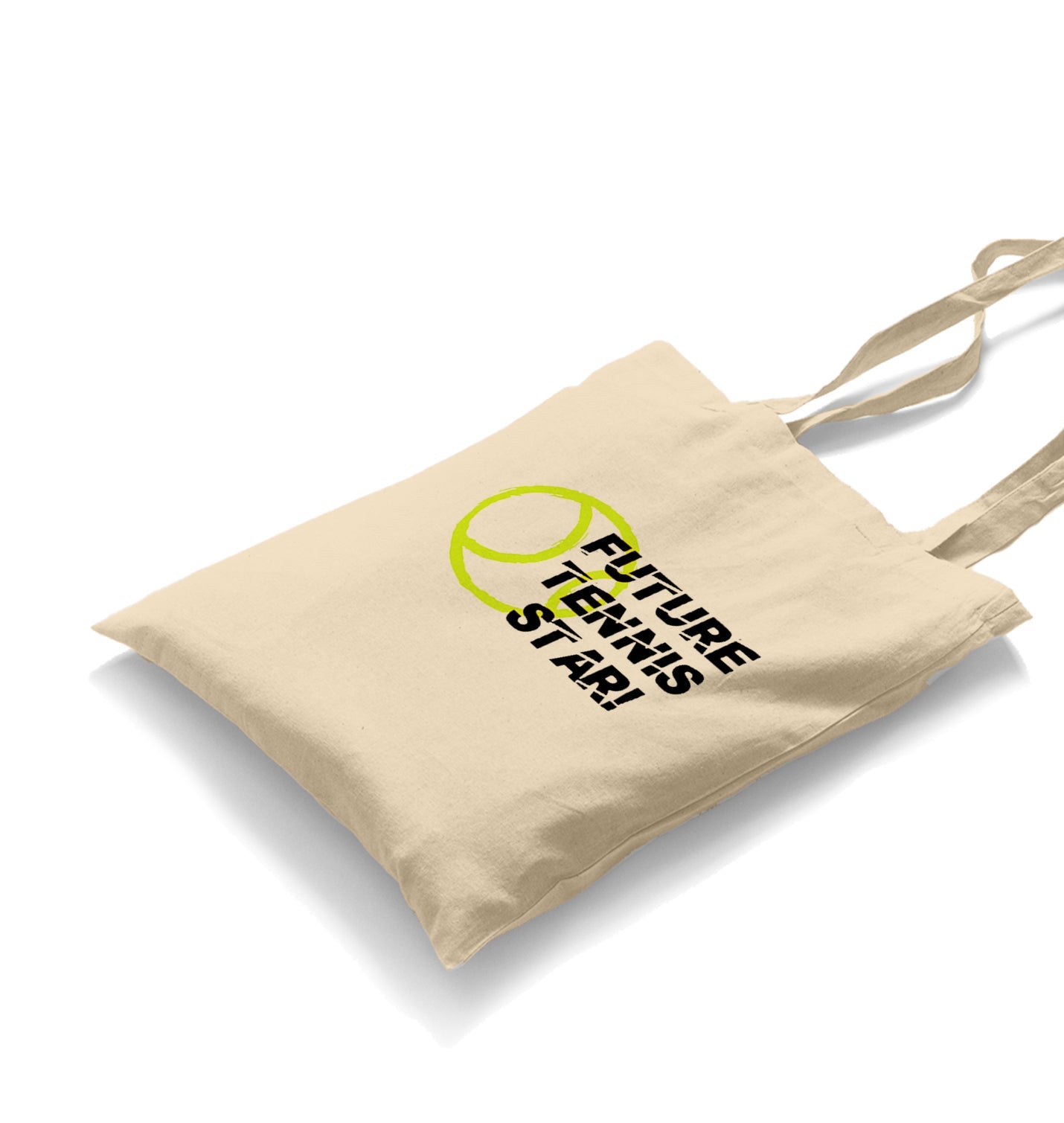 Future Tennis Star Canvas Totebag - Premium  from Wenswind - Just 4990! Shop now at W.E.N.S. WIND