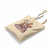Above Queen White Canvas Totebag - Premium  from W.E.N.S. WIND - Just 4990! Shop now at W.E.N.S. WIND