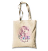 Mamacorn Flower White Canvas Totebag - Premium  from W.E.N.S. WIND - Just 4990! Shop now at W.E.N.S. WIND