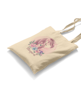 Mamacorn Flower White Canvas Totebag - Premium  from W.E.N.S. WIND - Just 4990! Shop now at W.E.N.S. WIND