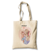 Mommy's Girl White Canvas Totebag - Premium  from W.E.N.S. WIND - Just 4990! Shop now at W.E.N.S. WIND