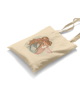 Mommy and Me White Canvas Totebag - Premium  from W.E.N.S. WIND - Just 4990! Shop now at W.E.N.S. WIND