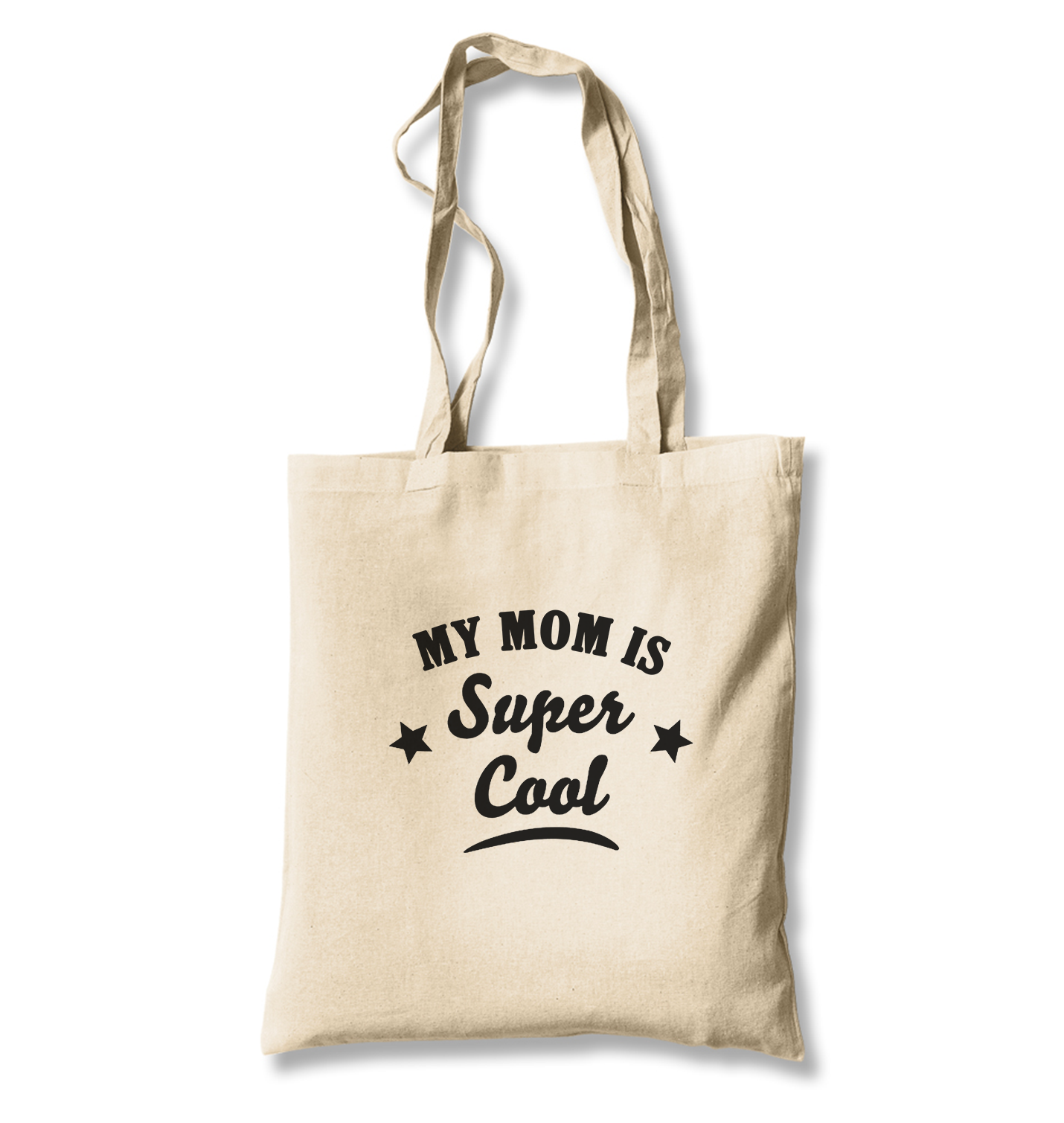 Super Cool Mom White Canvas Totebag - Premium  from W.E.N.S. WIND - Just 4990! Shop now at W.E.N.S. WIND