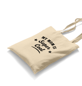 Super Cool Mom White Canvas Totebag - Premium  from W.E.N.S. WIND - Just 4990! Shop now at W.E.N.S. WIND