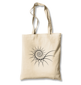 Fractal White Canvas Totebag - Premium  from Wenswind - Just 4990! Shop now at W.E.N.S. WIND