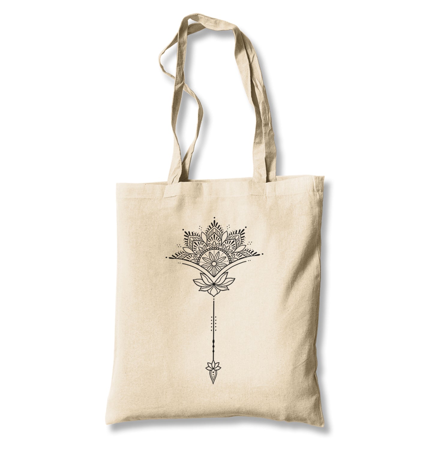 Tattoo - Flower Arrow Canvas Totebag - Premium  from Wenswind - Just 4990! Shop now at W.E.N.S. WIND