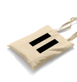 Pause By Lines Canvas Totebag - Premium  from Wenswind - Just 4990! Shop now at W.E.N.S. WIND