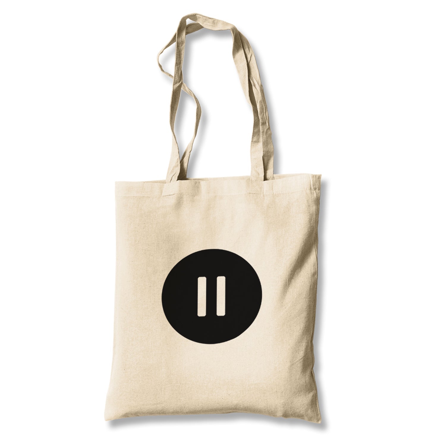 Pause Canvas Totebag - Premium  from Wenswind - Just 4990! Shop now at W.E.N.S. WIND