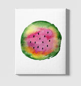 Eat when Summer - Watermelon White Canvas Wall Art 35x40cm - Premium  from W.E.N.S. WIND - Just 7990! Shop now at W.E.N.S. WIND