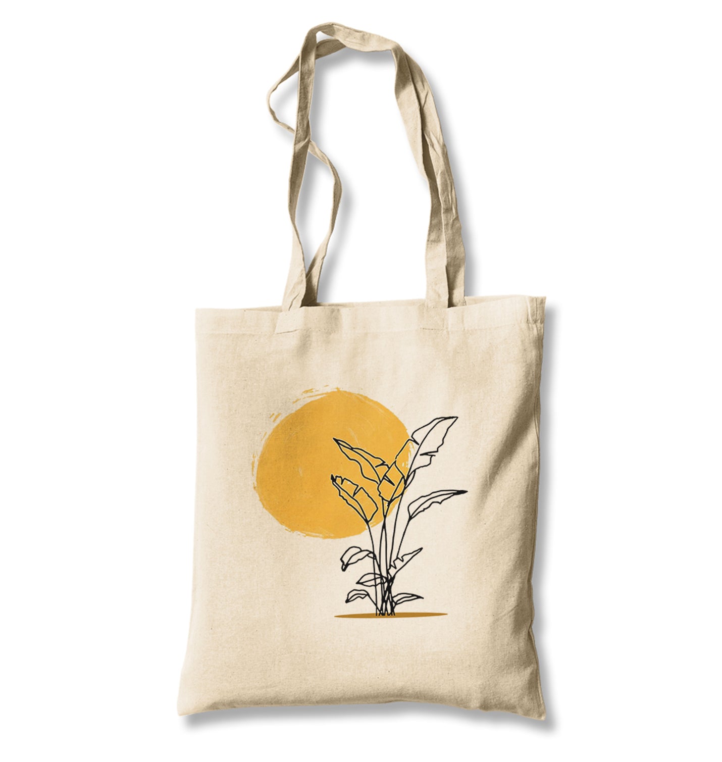 Plants By Sun Canvas Totebag - Premium  from Wenswind - Just 4990! Shop now at W.E.N.S. WIND