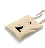 Yoga - Rising To The Moon Canvas Totebag - Premium  from Wenswind - Just 4990! Shop now at W.E.N.S. WIND