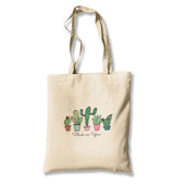 You Get Stuck By A Cactus Canvas Totebag - Premium  from Wenswind - Just 4990! Shop now at W.E.N.S. WIND