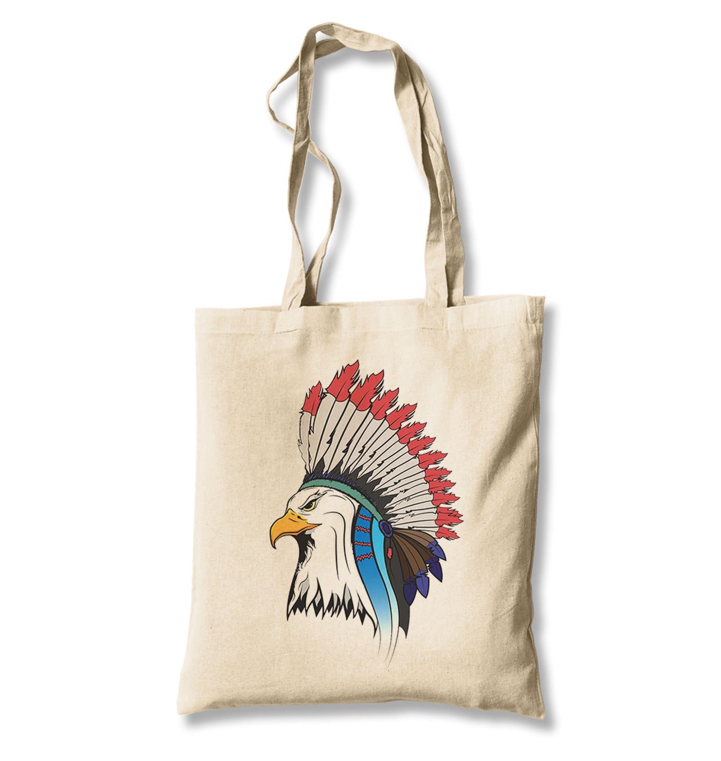 Flying Indian Eagle Canvas Totebag - Premium  from Wenswind - Just 4990! Shop now at W.E.N.S. WIND