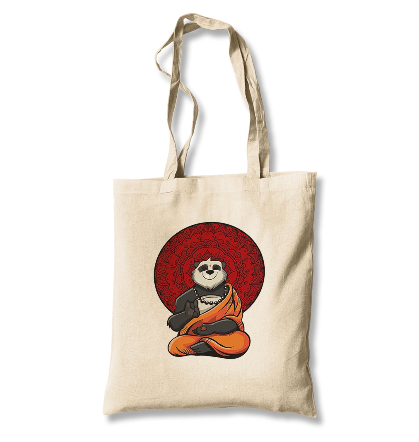 Panda Yoga Canvas Totebag - Premium  from Wenswind - Just 4990! Shop now at W.E.N.S. WIND