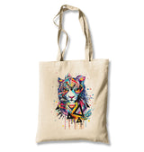 Three Tigers Three Angels Canvas Totebag - Premium  from Wenswind - Just 4990! Shop now at W.E.N.S. WIND