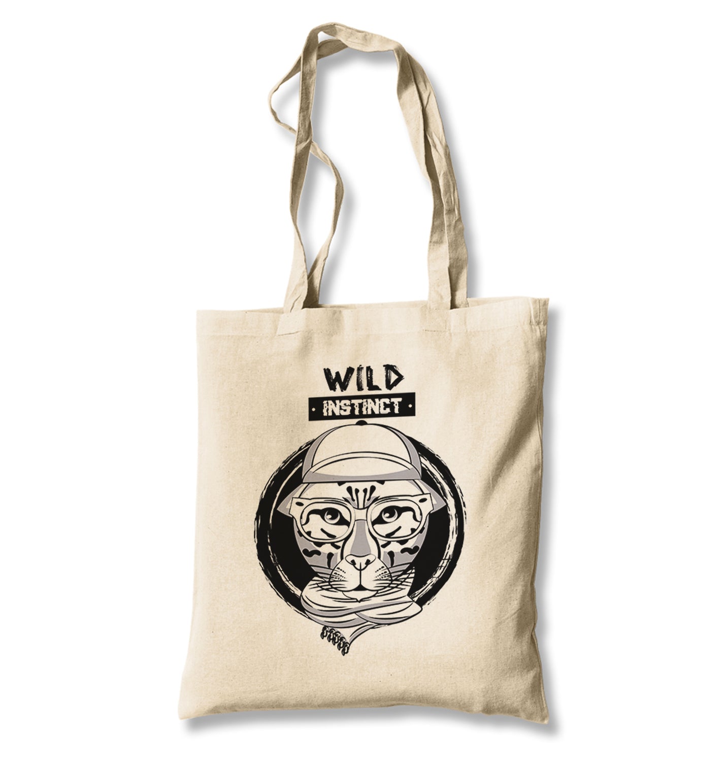 Wild Instinct - Tiger Canvas Totebag - Premium  from Wenswind - Just 4990! Shop now at W.E.N.S. WIND