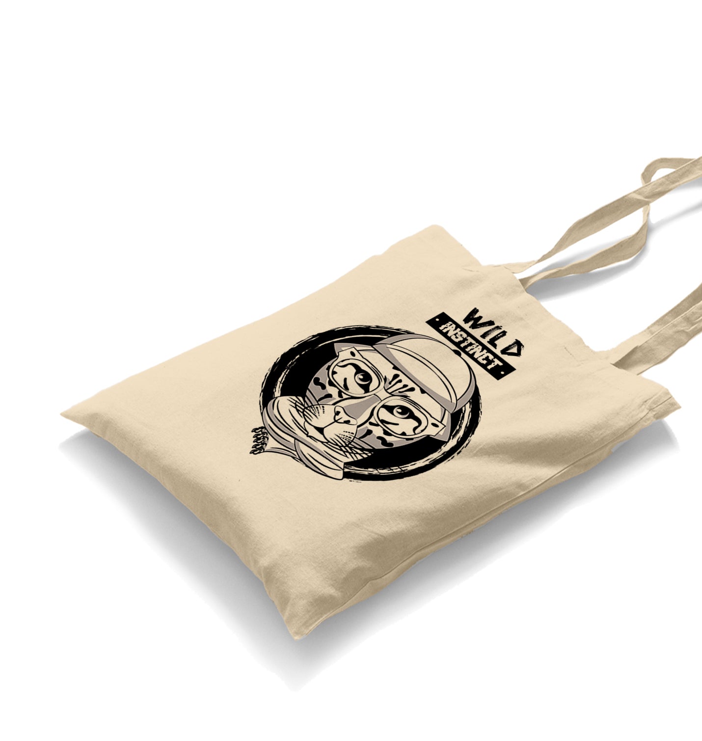 Wild Instinct - Tiger Canvas Totebag - Premium  from Wenswind - Just 4990! Shop now at W.E.N.S. WIND